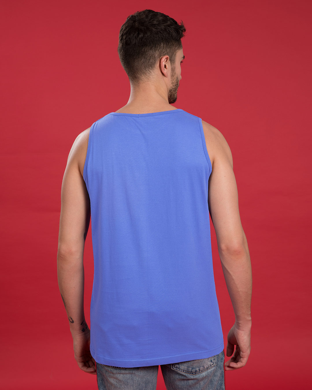 Shop Superman Neon Vest (SML)-Back