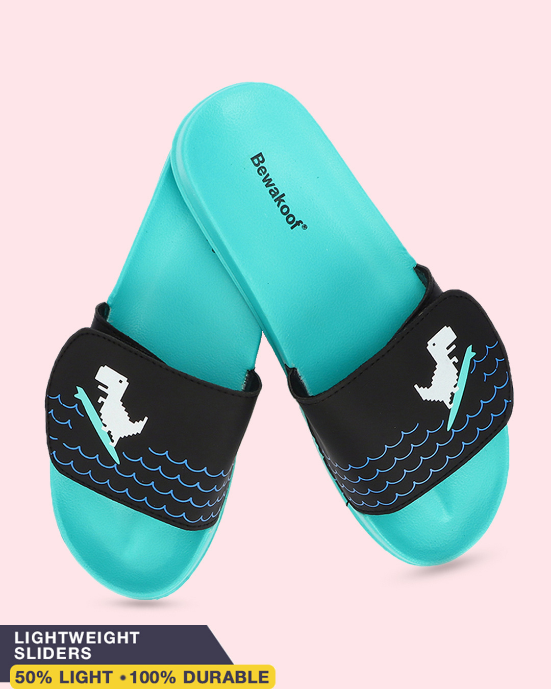 Shop Surf Dinosaur Lightweight Adjustable Strap Men Slider-Front