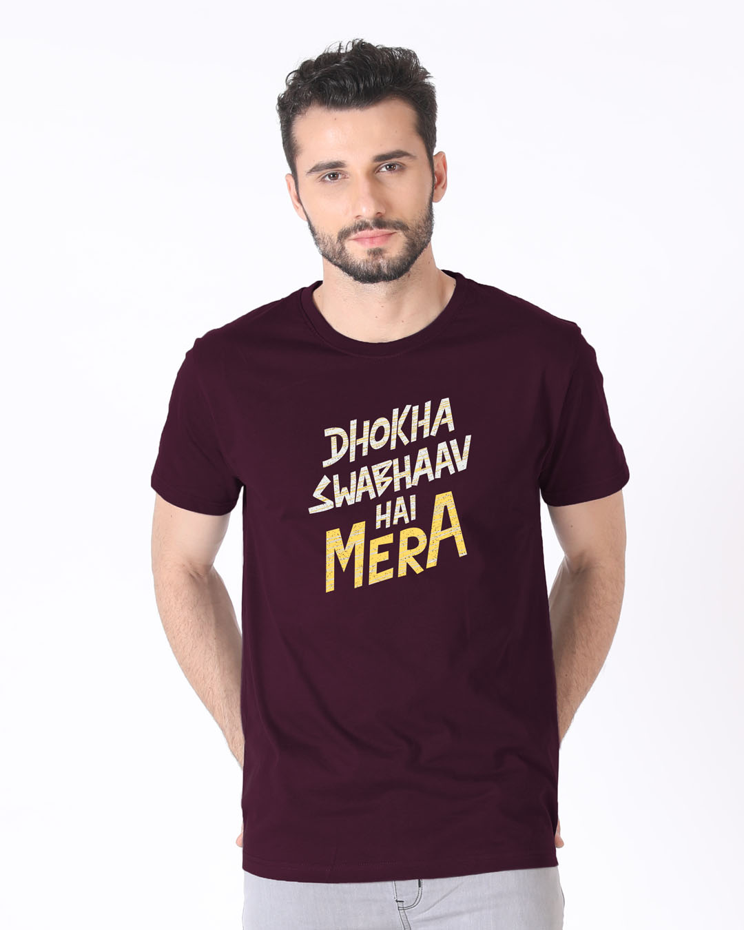 Shop Swabhaav Half Sleeve T-Shirt-Back