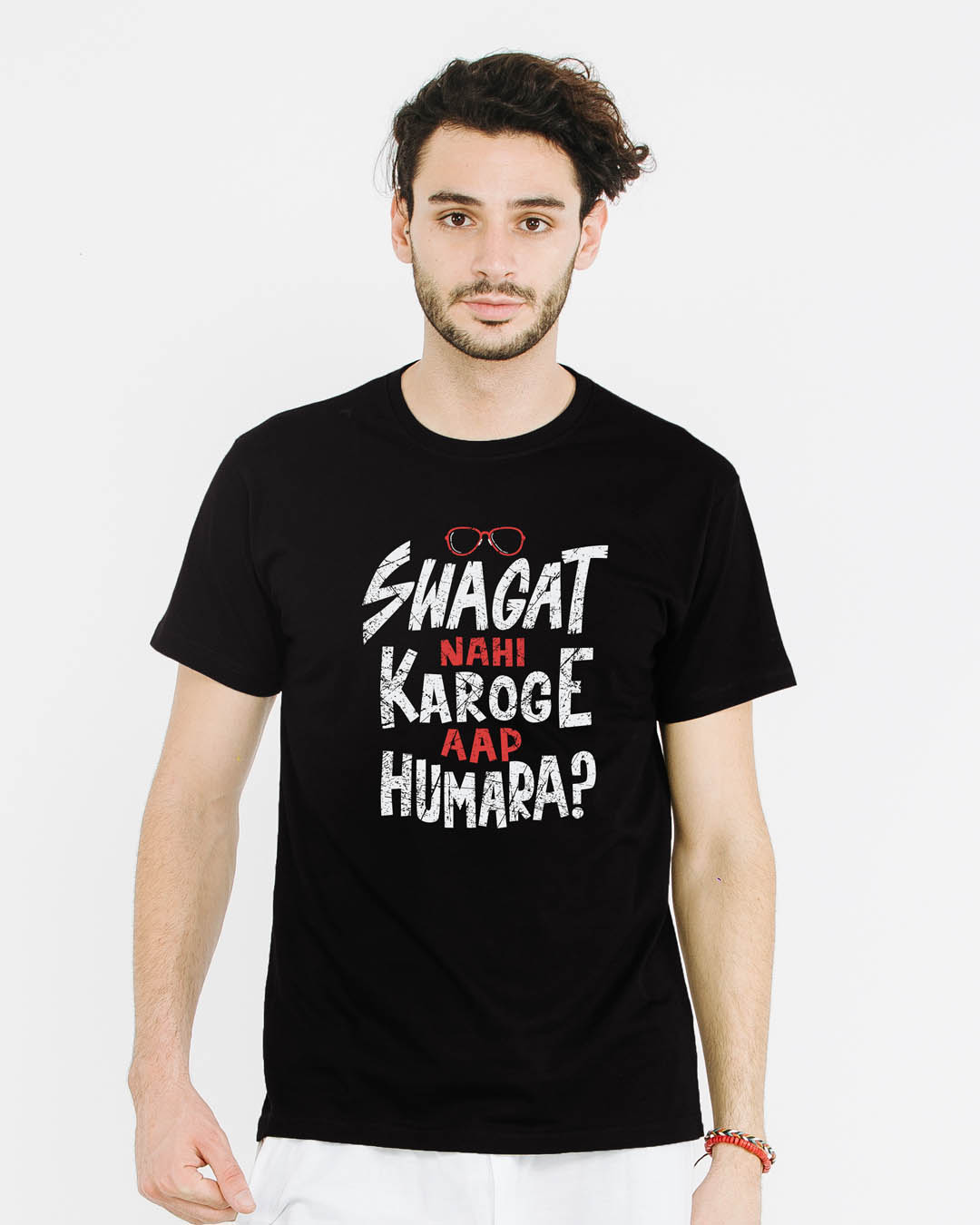 Shop Swagat Nahi Karoge Half Sleeve T-Shirt-Back