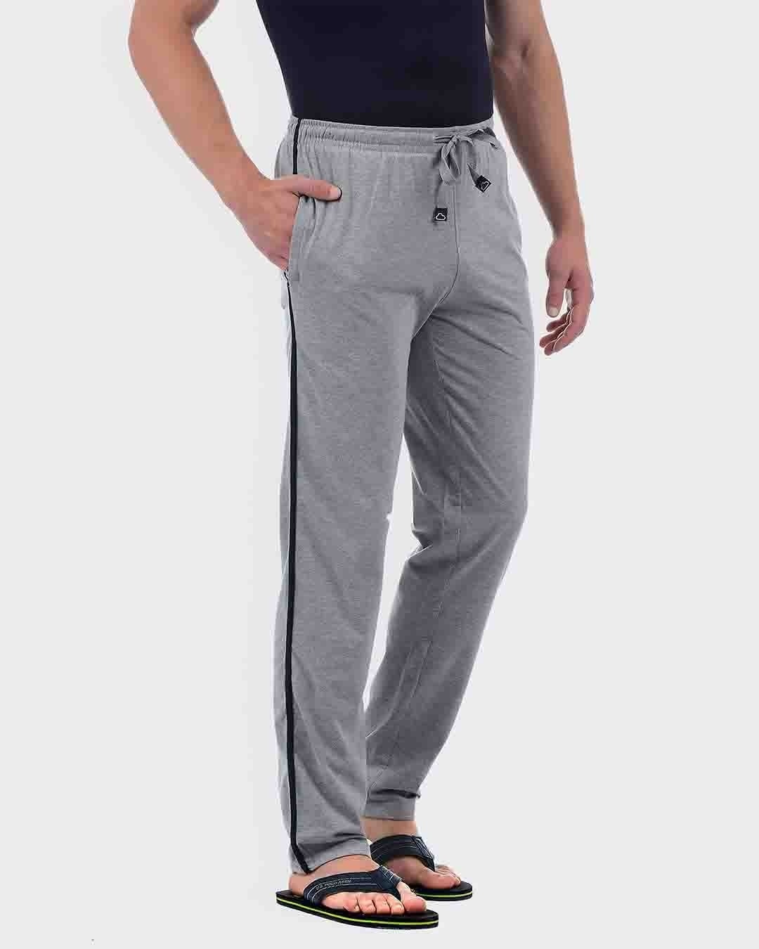 Shop Mens Striped Trackpants-Back