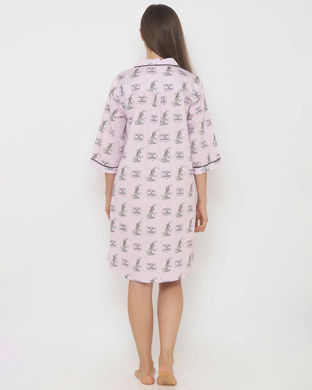 Shop T&J Recharging Women's Sleepshirt Lilac-Back