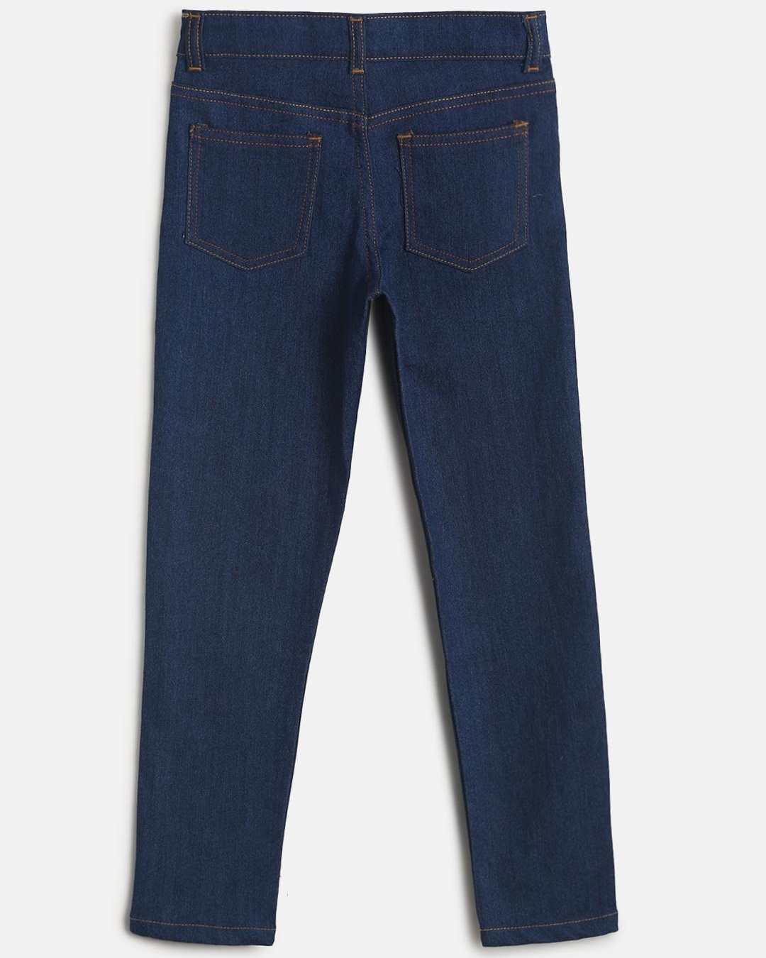 Shop Tales & Stories Boys Blue Slim Fit Jeans-Back