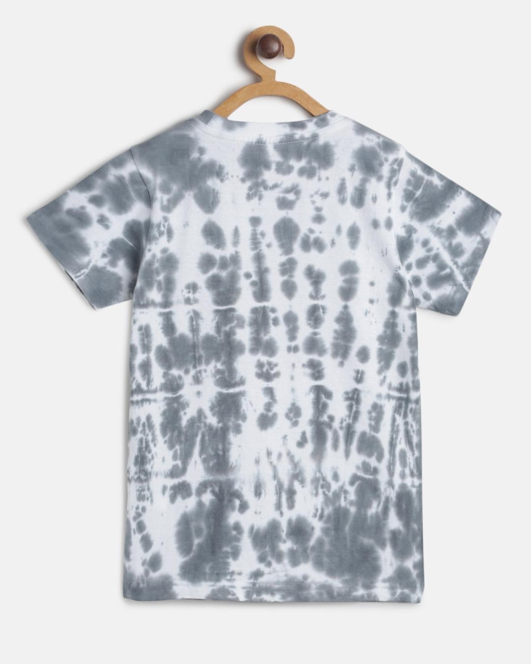 Shop Boys Grey Tie & Dye T-shirt-Back