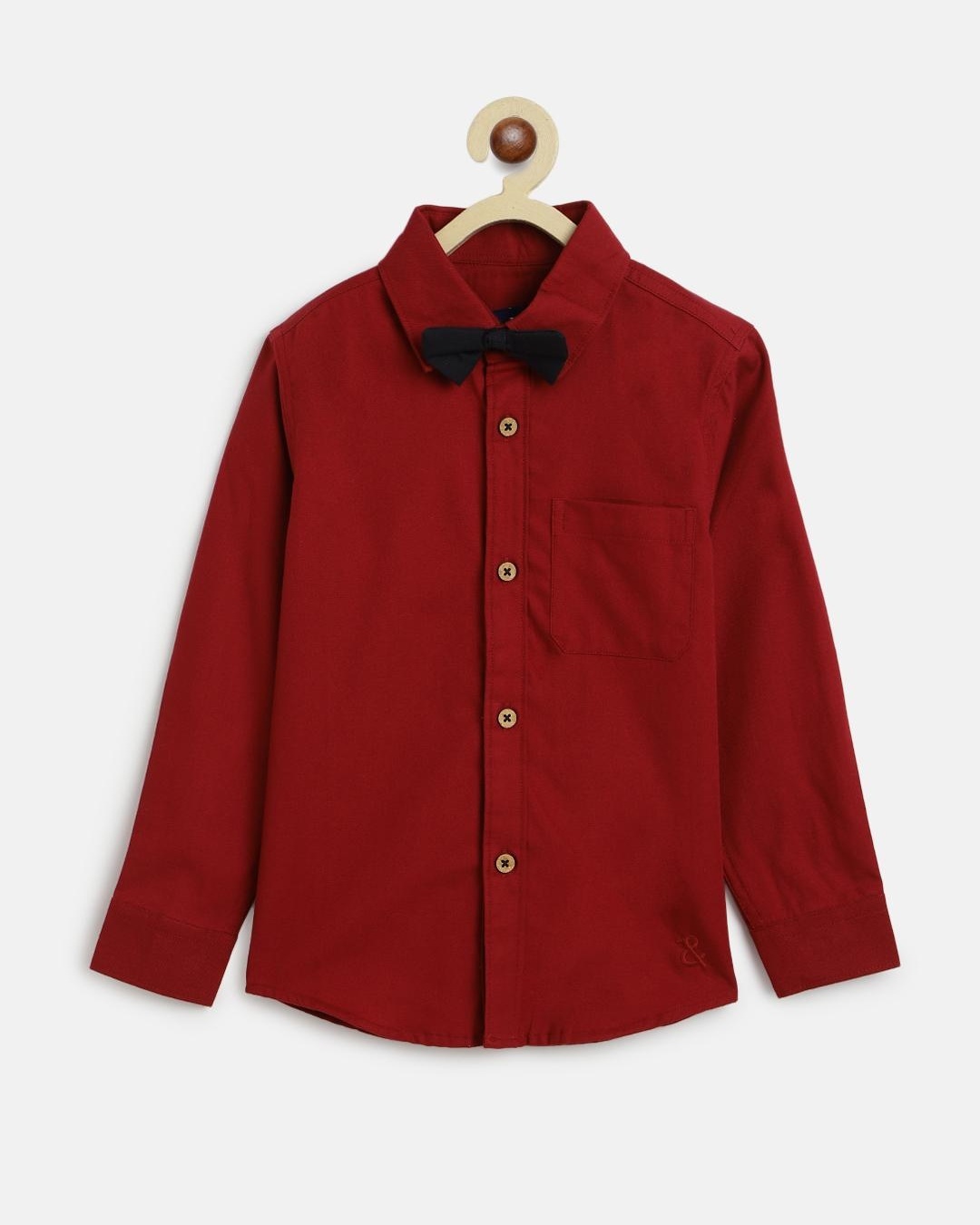 Buy Tales & Stories Boys Maroon Shirt Online at Bewakoof