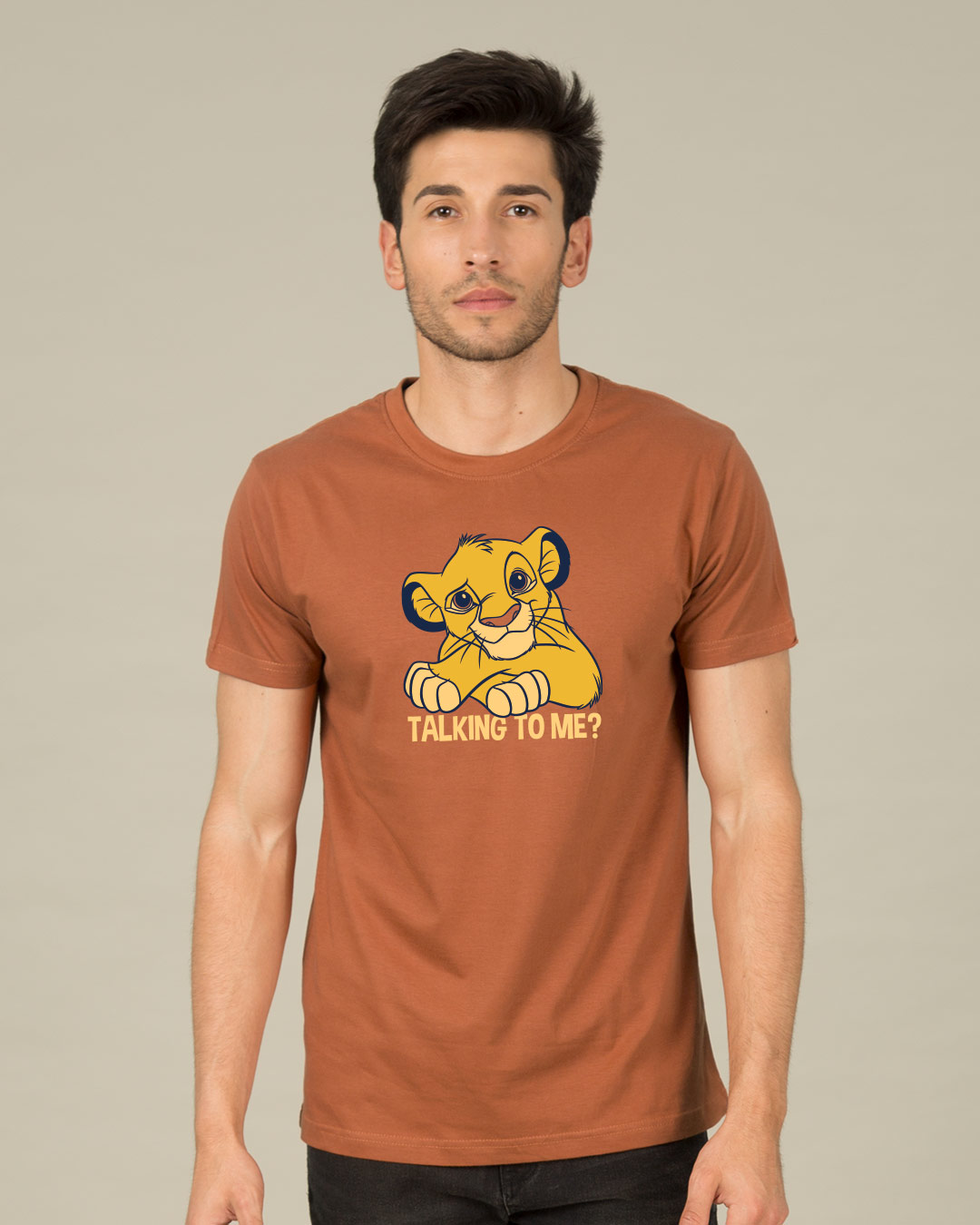 Shop Talking To Simba Half Sleeve T-Shirt (DL)-Back