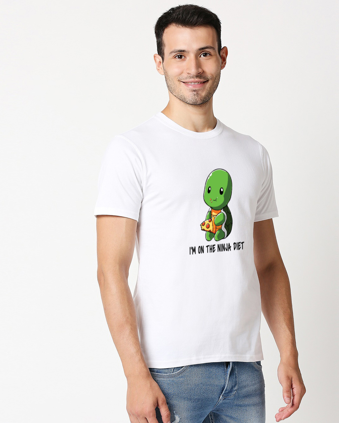 Shop TBF Ninja Turtle Diet Unisex T-shirt-Back