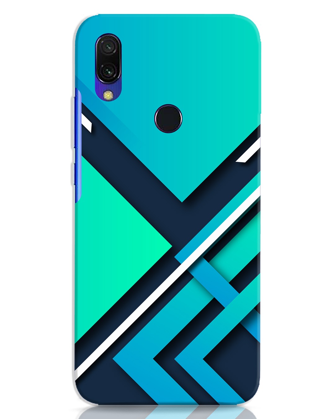 Buy Teal Block Xiaomi Redmi 7 Mobile Cover For Unisex Online At Bewakoof