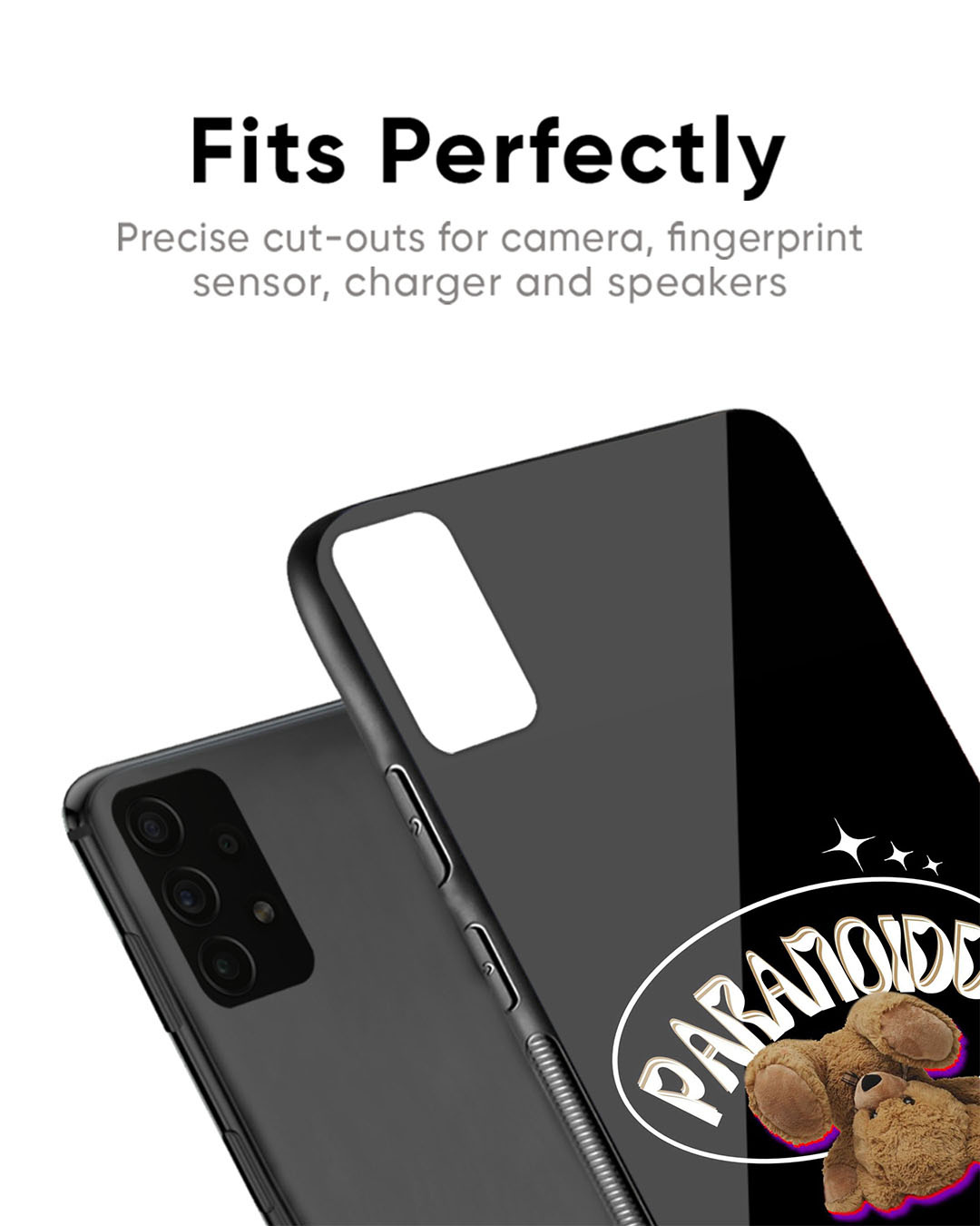 Shop Teddy Fell Down Premium Glass Case for Realme 12 Pro Plus 5G(Shock Proof, Scratch Resistant)-Back