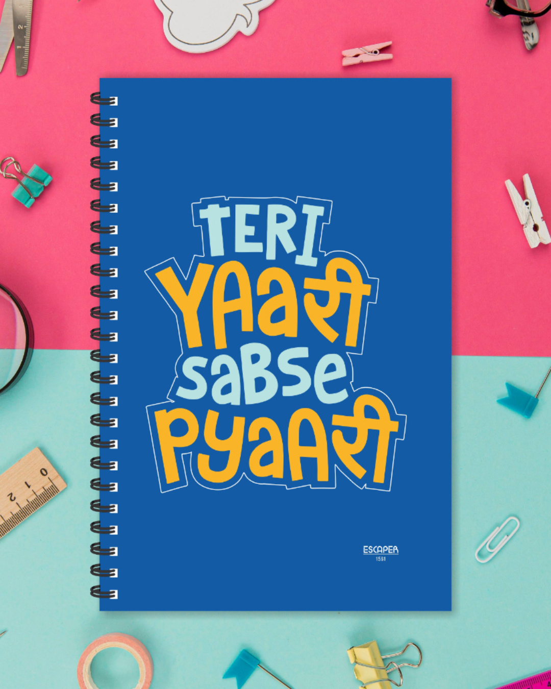 Buy Teri Yaari Sabse Pyari Designer Notebook (soft Cover, A5 Size, 160 