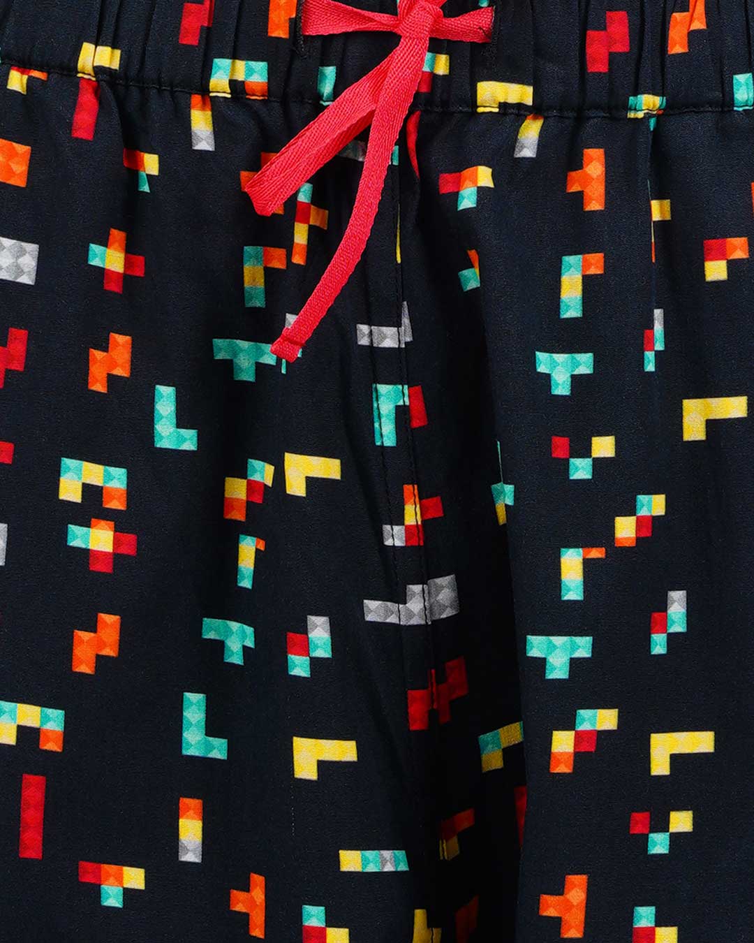 Shop Tetris Women Pyjamas Black-Back