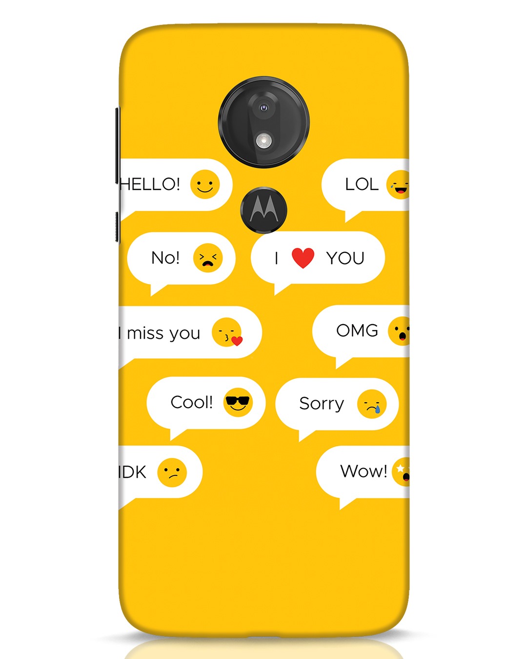 Buy Texting Emoji Moto G7 Power Mobile Cover for Unisex Moto G7 Power