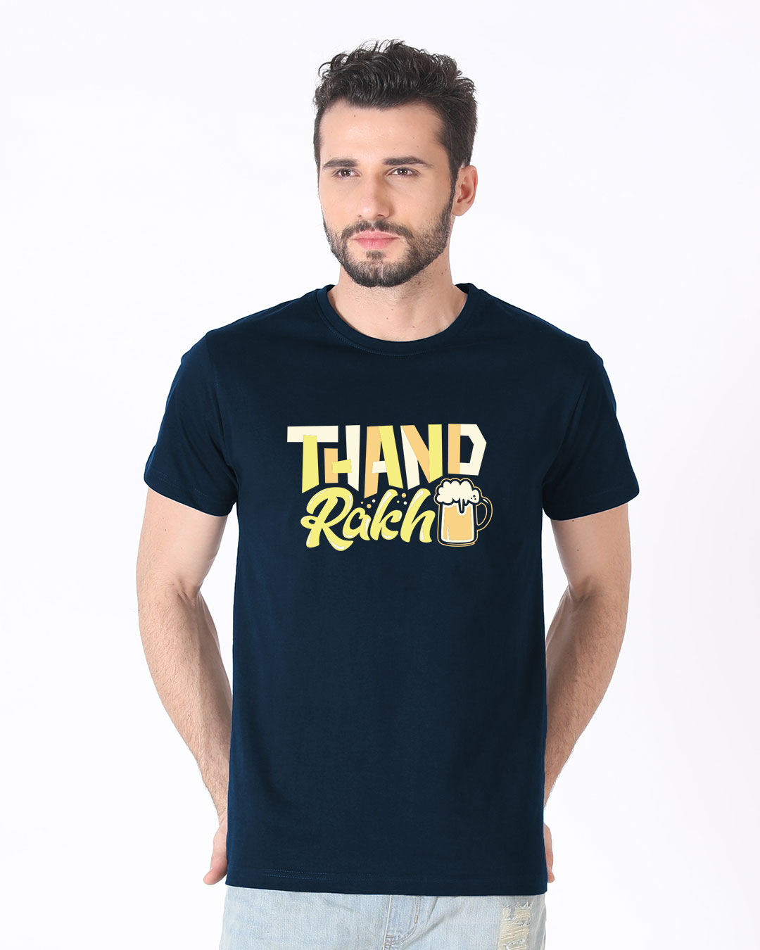 Shop Thand Rakh Half Sleeve T-Shirt-Back