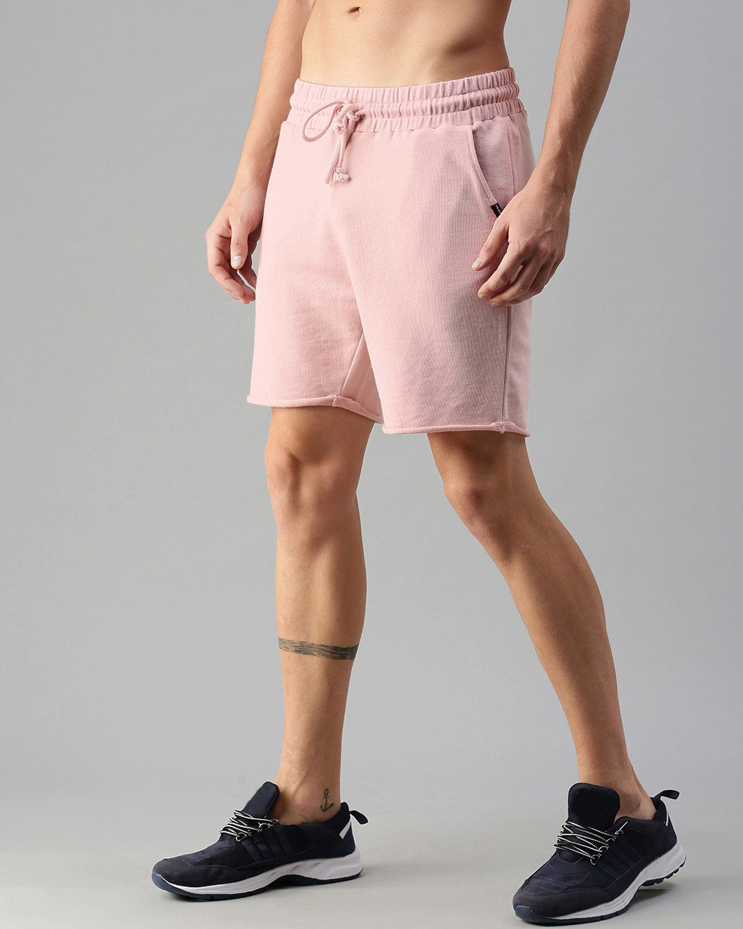 Shop Men's Knitted Shorts-Back