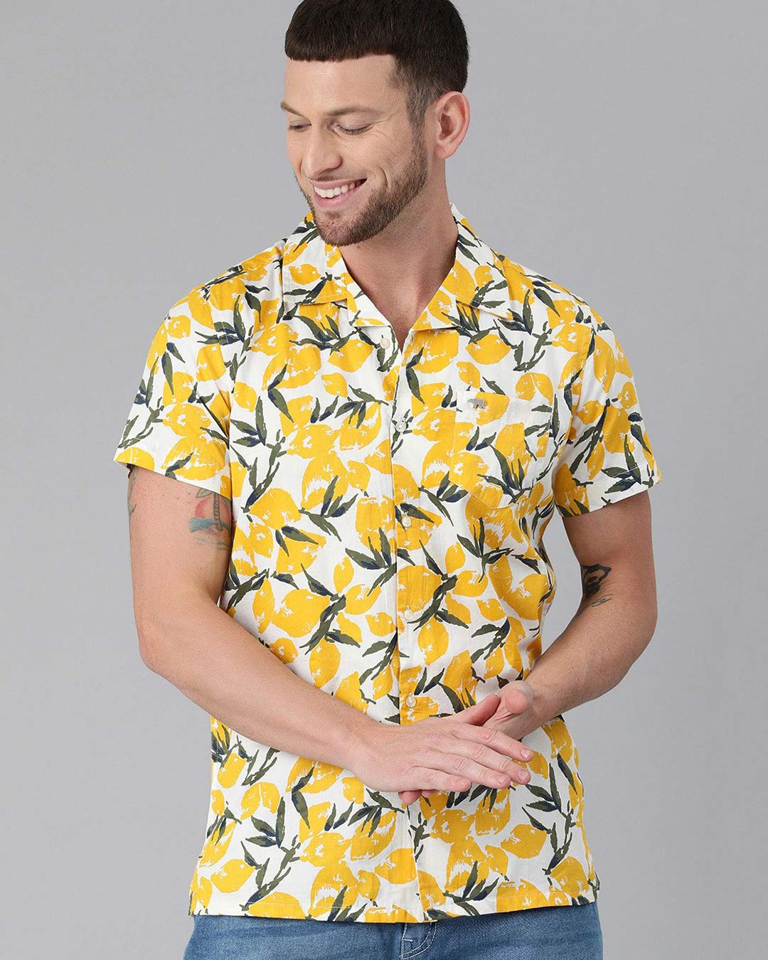 Buy The Bear House Printed Casual Shirt Online at Bewakoof