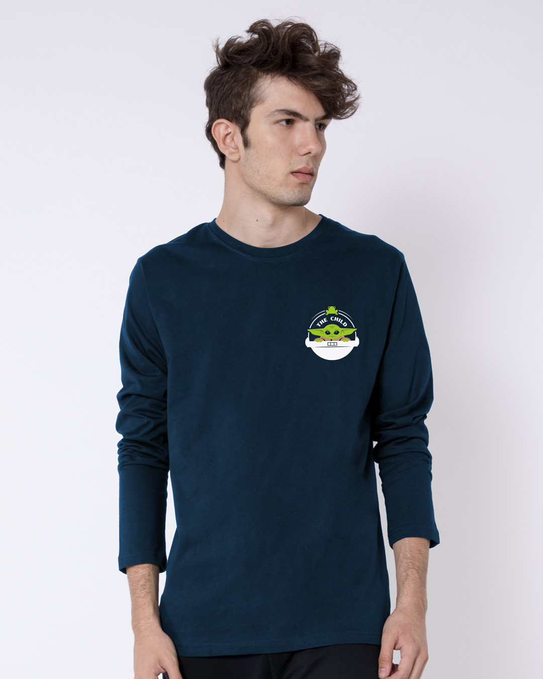 Shop The Child Badge  Full Sleeve T-Shirt-Back