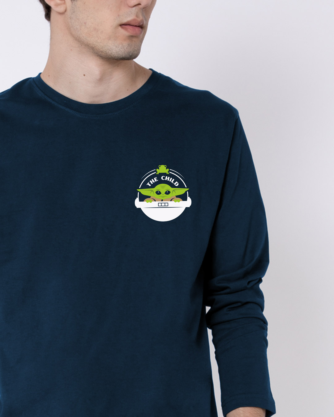 

The Child Badge Full Sleeve T-Shirt Men' Printed Full Sleeve T-Shirt Bewakoof.com, Blue