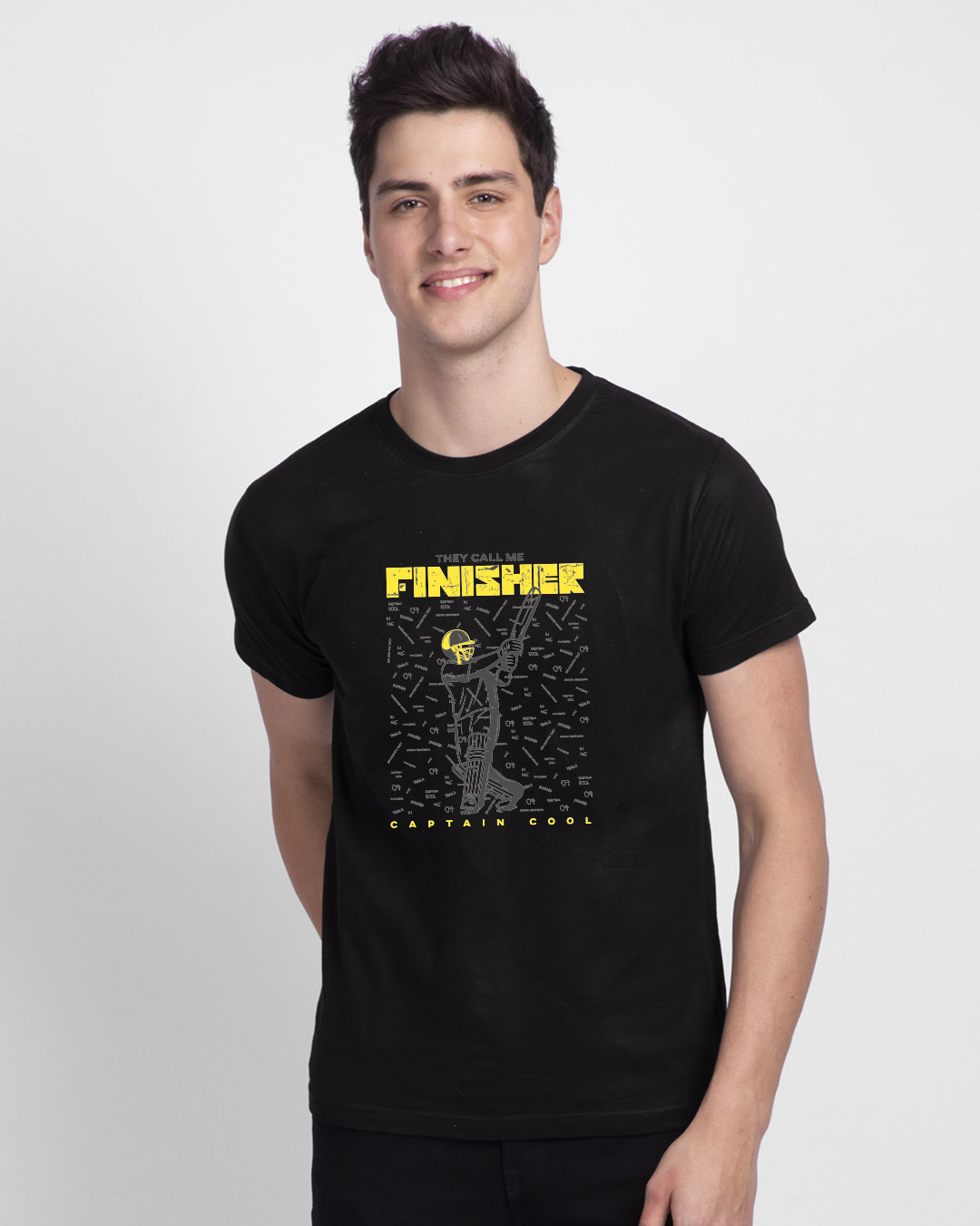 Shop The Finisher MSD Half Sleeve T-Shirt Black-Back