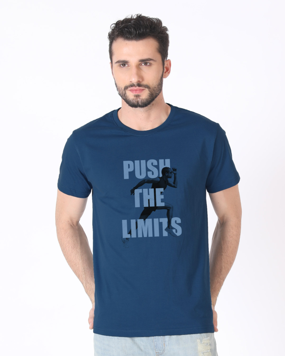 Shop The Limits Half Sleeve T-Shirt-Back