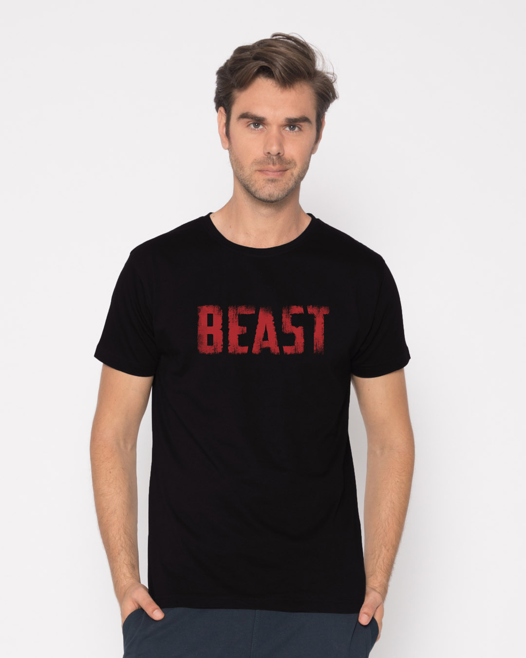 Shop The New Beast Half Sleeve T-Shirt-Back