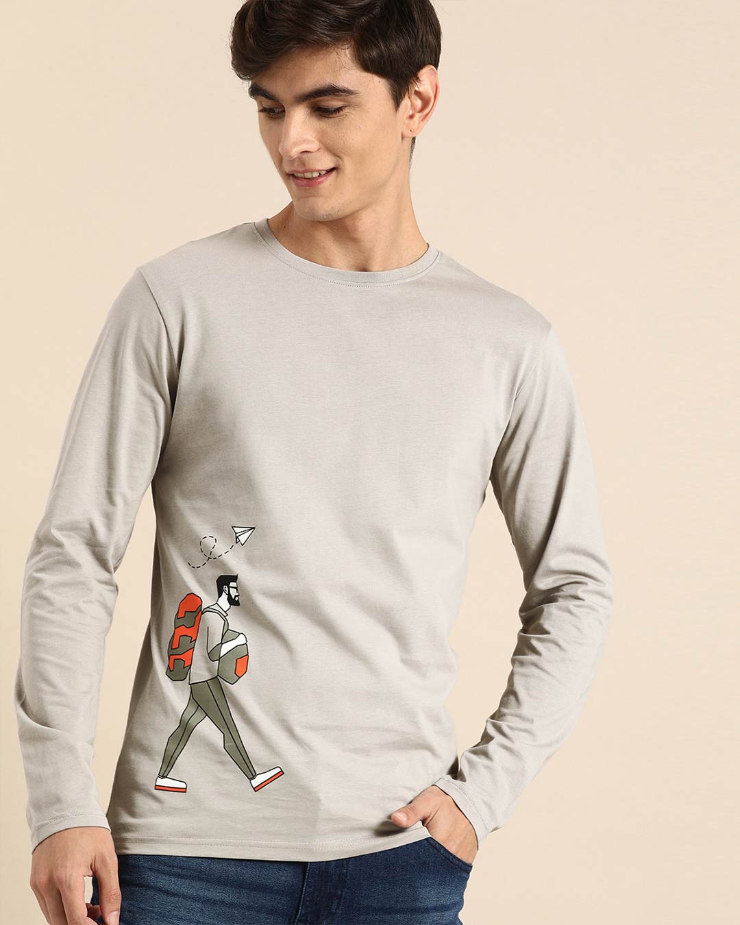 bewakoof full sleeve t shirts
