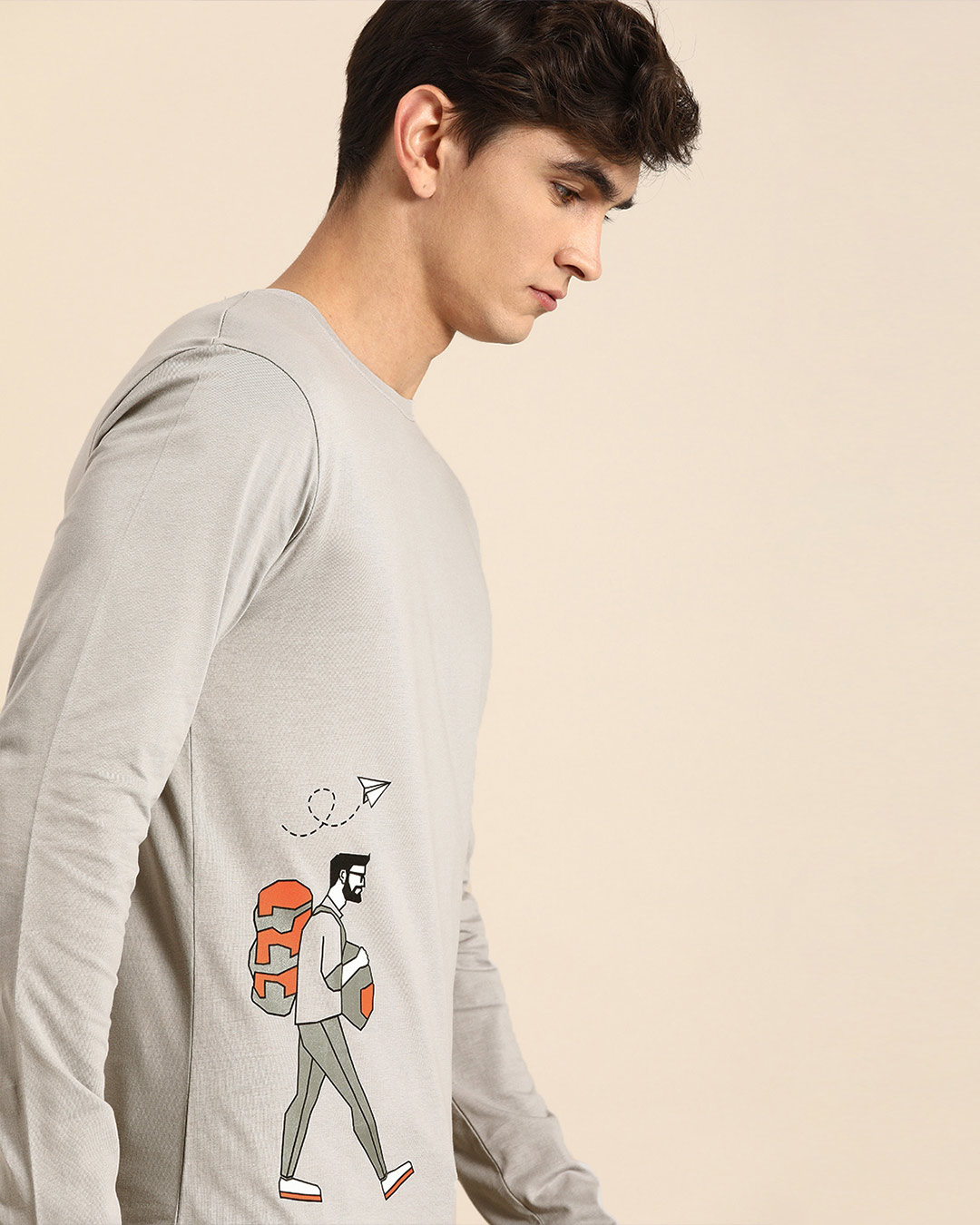 Shop The Traveller Full Sleeve T-Shirt-Back