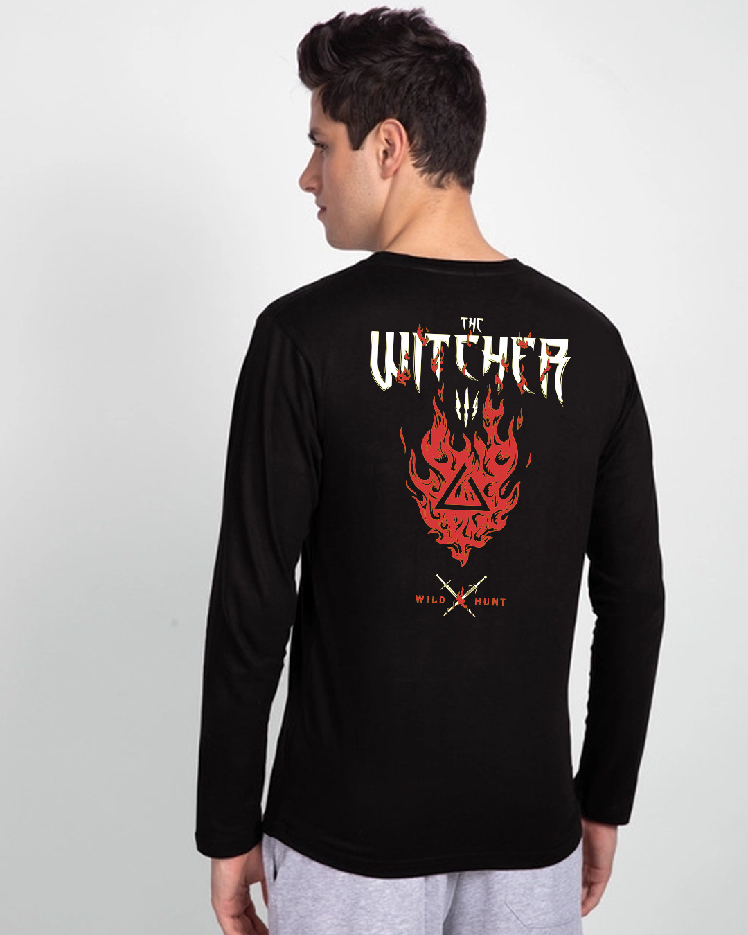Shop The Witcher Full Sleeve T-shirt-Back