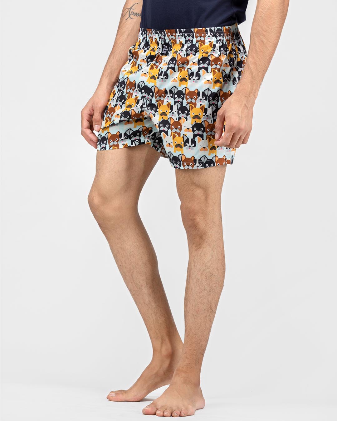 Shop Who Let The Dogs Out Printed Boxer-Back