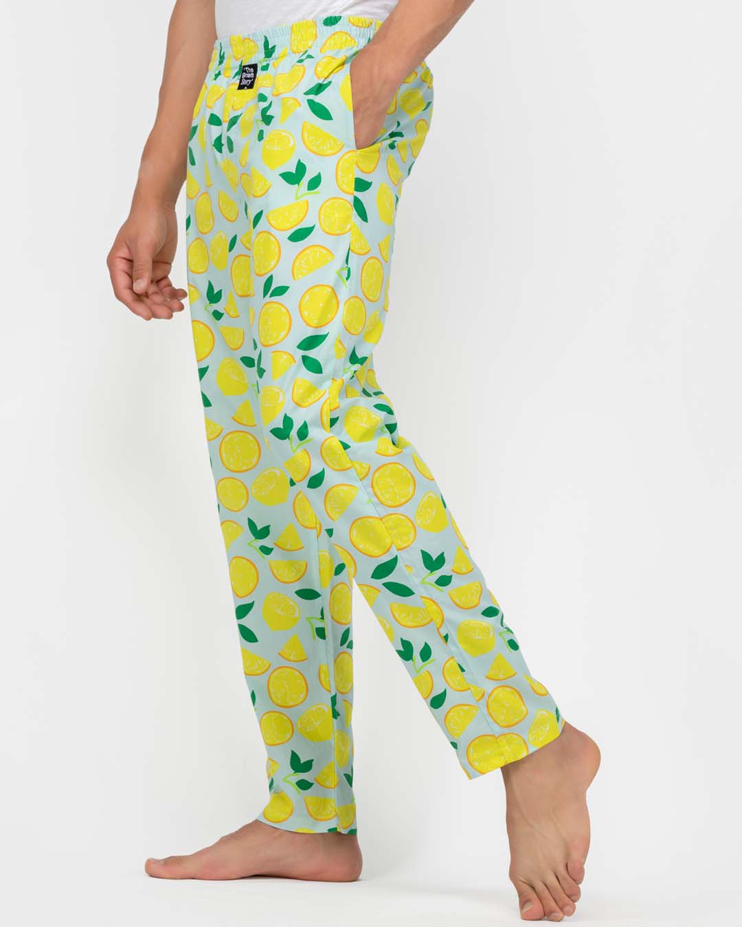 Shop Thebriefstory Lemon Print Pyjamas-Back