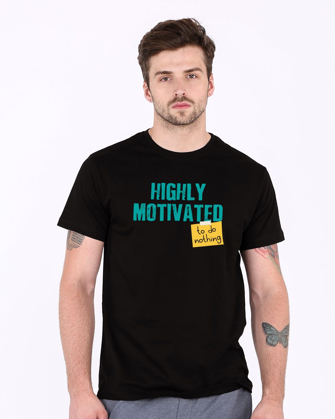Shop To Do Nothing Half Sleeve T-Shirt-Back