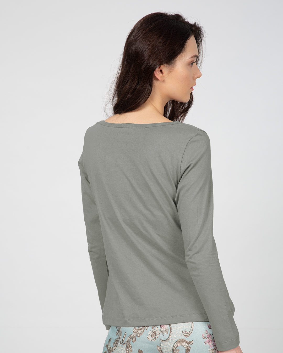 Shop Today Is A Fantastic Day Scoop Neck Full Sleeve T-Shirt-Back