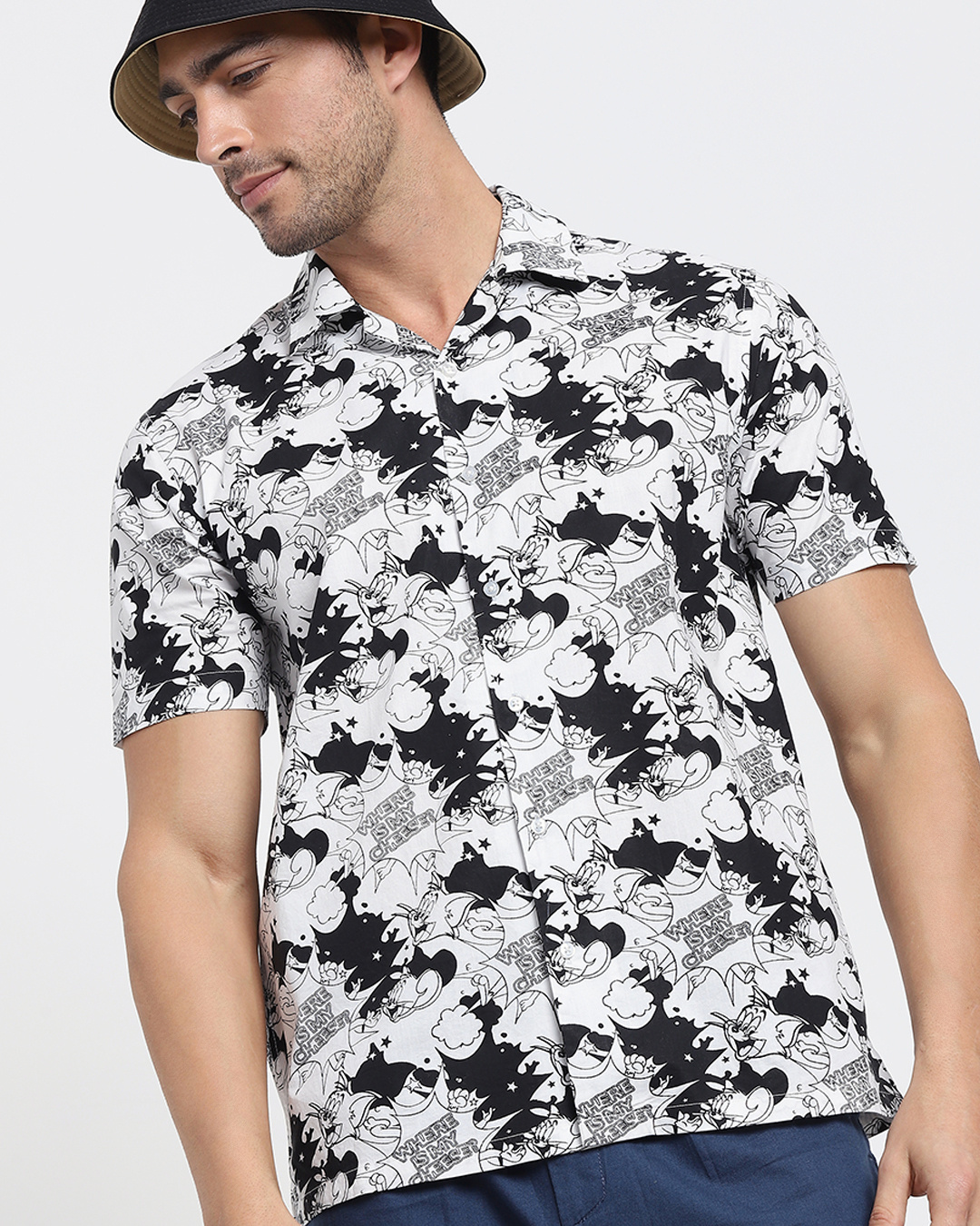 Buy Tom & Jerry AOP Half Sleeve Shirt Online at Bewakoof