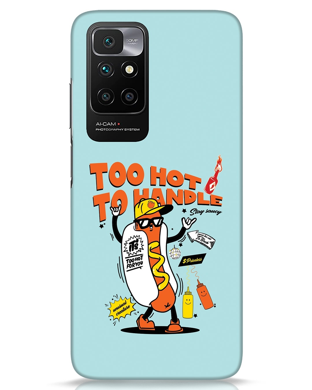 Buy Too Hot To Handle Designer Hard Cover for Xiaomi Redmi 10 Prime Online  in India at Bewakoof