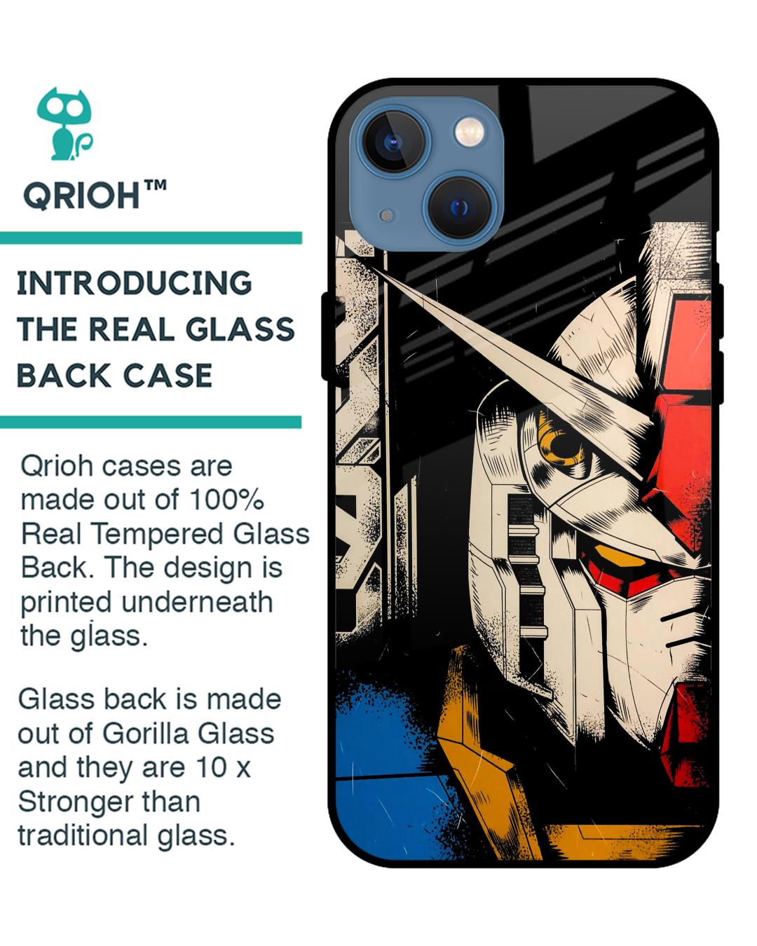 Shop Transformer Art Premium Glass Case for iPhone 13 mini (Shock Proof, Scratch Resistant)-Back