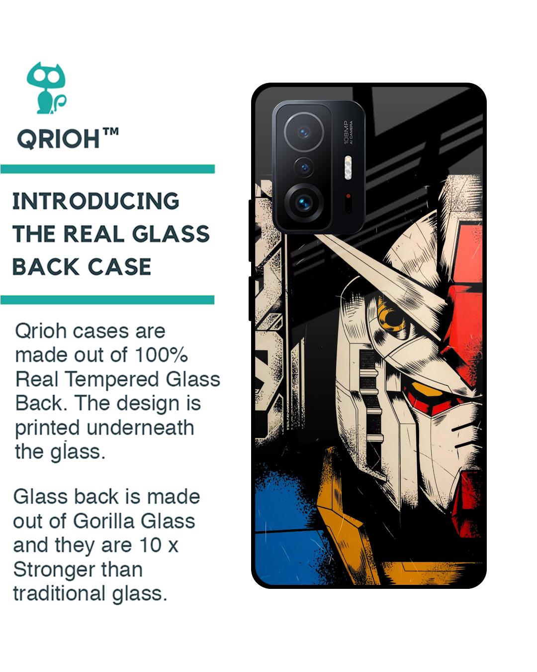 Shop Transformer Art Premium Glass Case for Mi 11T Pro 5G (Shock Proof,Scratch Resistant)-Back