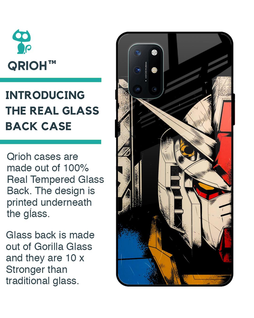 Shop Transformer Art Premium Glass Case for OnePlus 8T (Shock Proof,Scratch Resistant)-Back