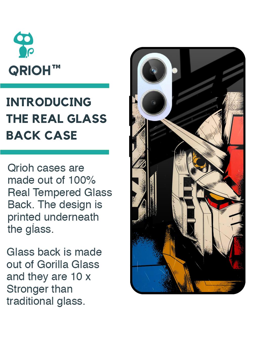 Shop Transformer Art Premium Glass Case for Realme 10 5G(Shock Proof, Scratch Resistant)-Back