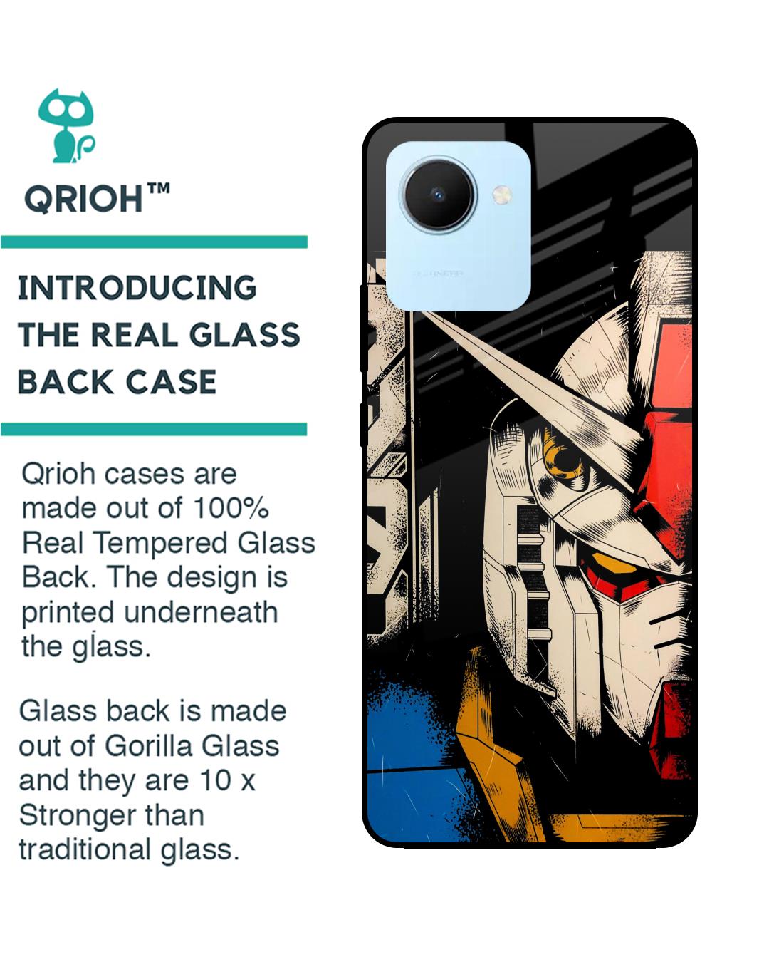 Shop Transformer Art Premium Glass Case for Realme C30(Shock Proof, Scratch Resistant)-Back