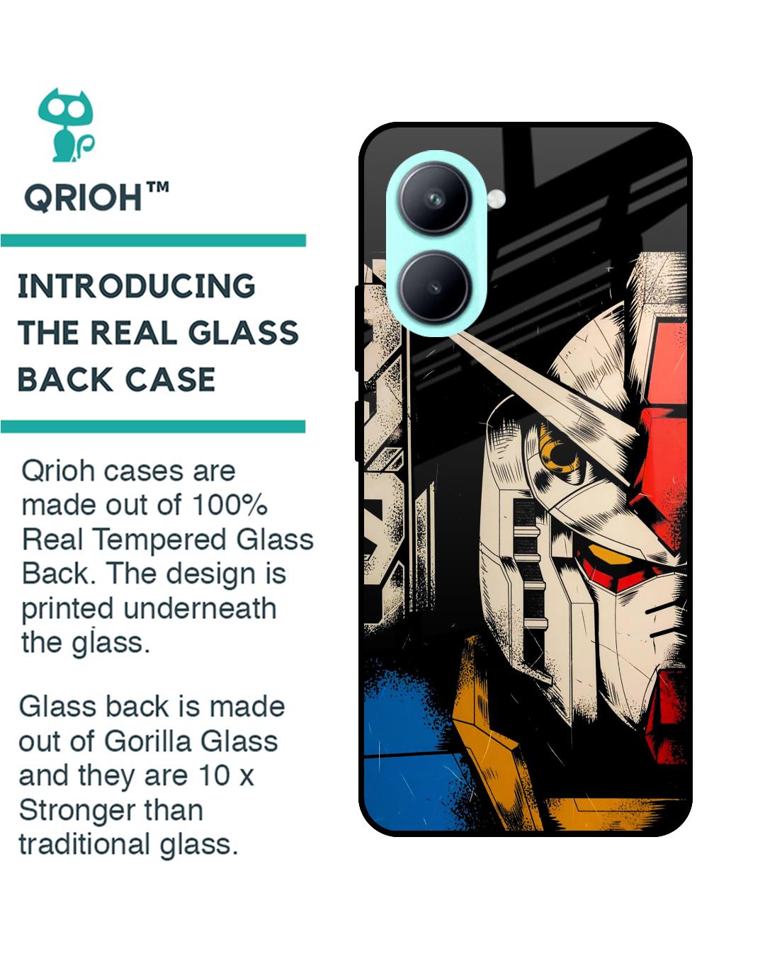 Shop Transformer Art Premium Glass Case for Realme C33(Shock Proof, Scratch Resistant)-Back