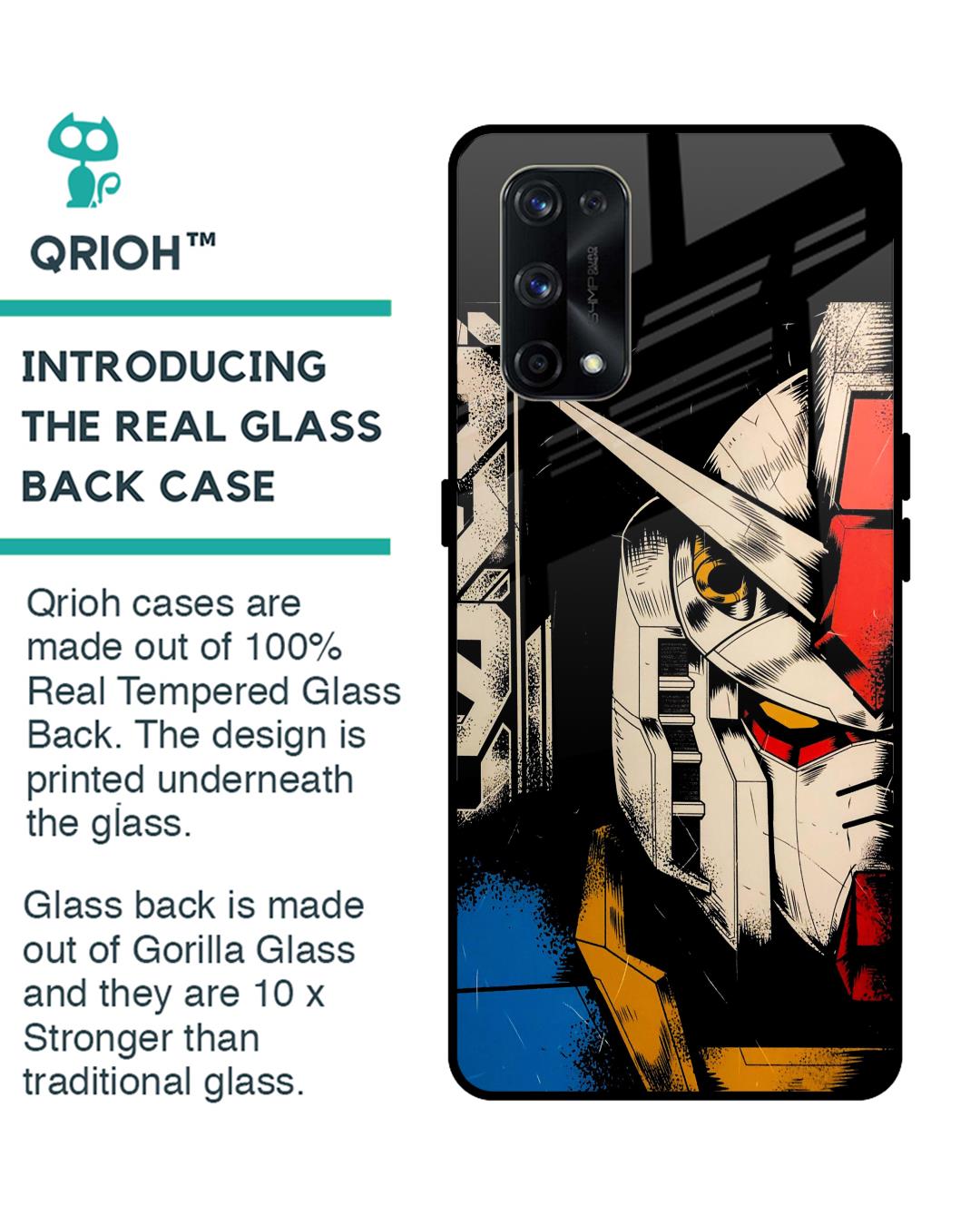 Shop Transformer Art Premium Glass Case for Realme X7 Pro (Shock Proof, Scratch Resistant)-Back