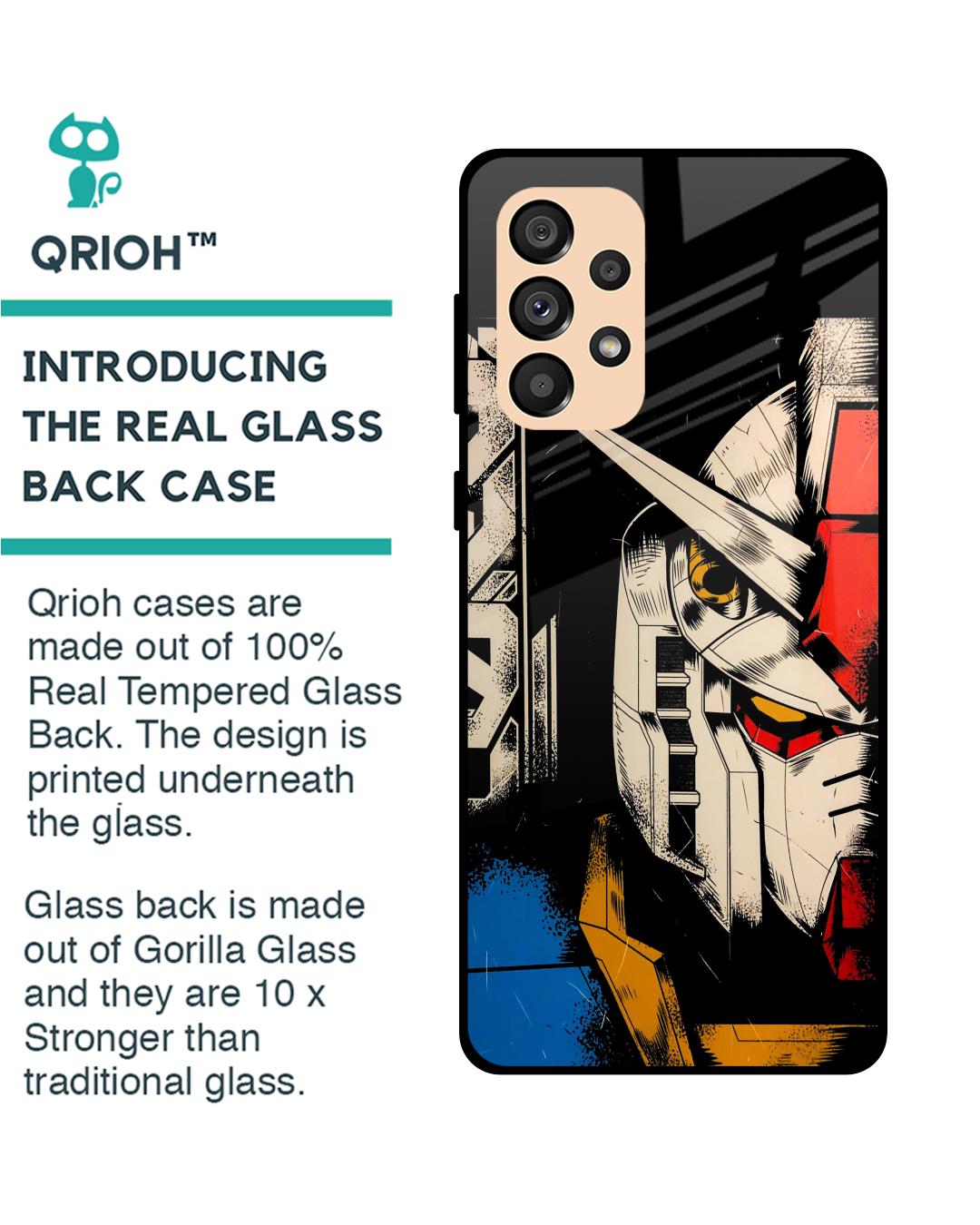 Shop Transformer Art Premium Glass Case for Samsung Galaxy A33 5G (Shock Proof,Scratch Resistant)-Back
