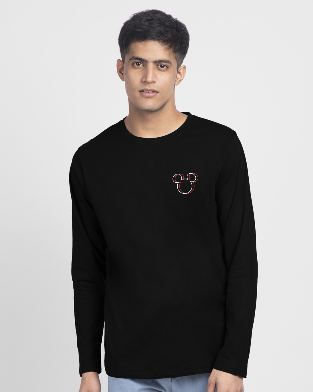 Shop Trap Mickey Full Sleeve T-Shirt (DL)-Back