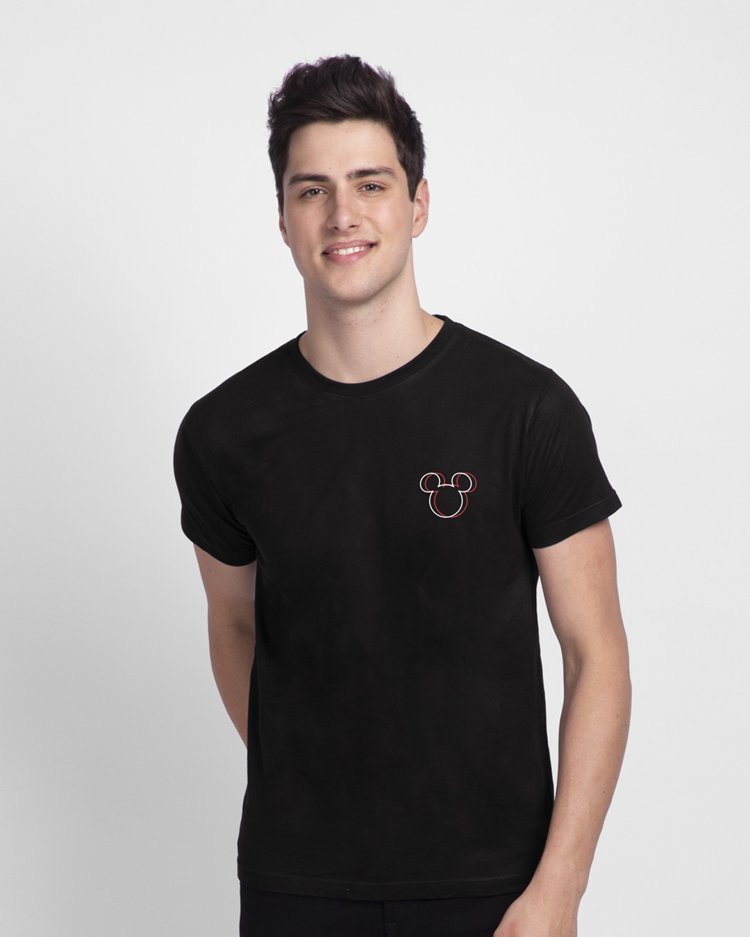 Shop Trap Mickey Half Sleeve T-Shirt (DL)-Back