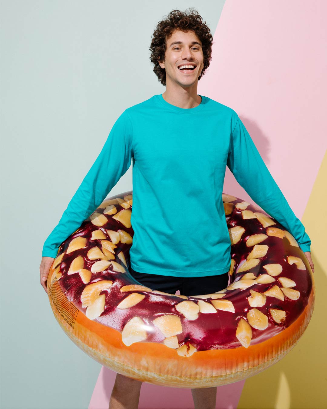 

Tropical Blue Full Sleeve T-Shirt Men' Plain Full Sleeve T-Shirts Bewakoof.com