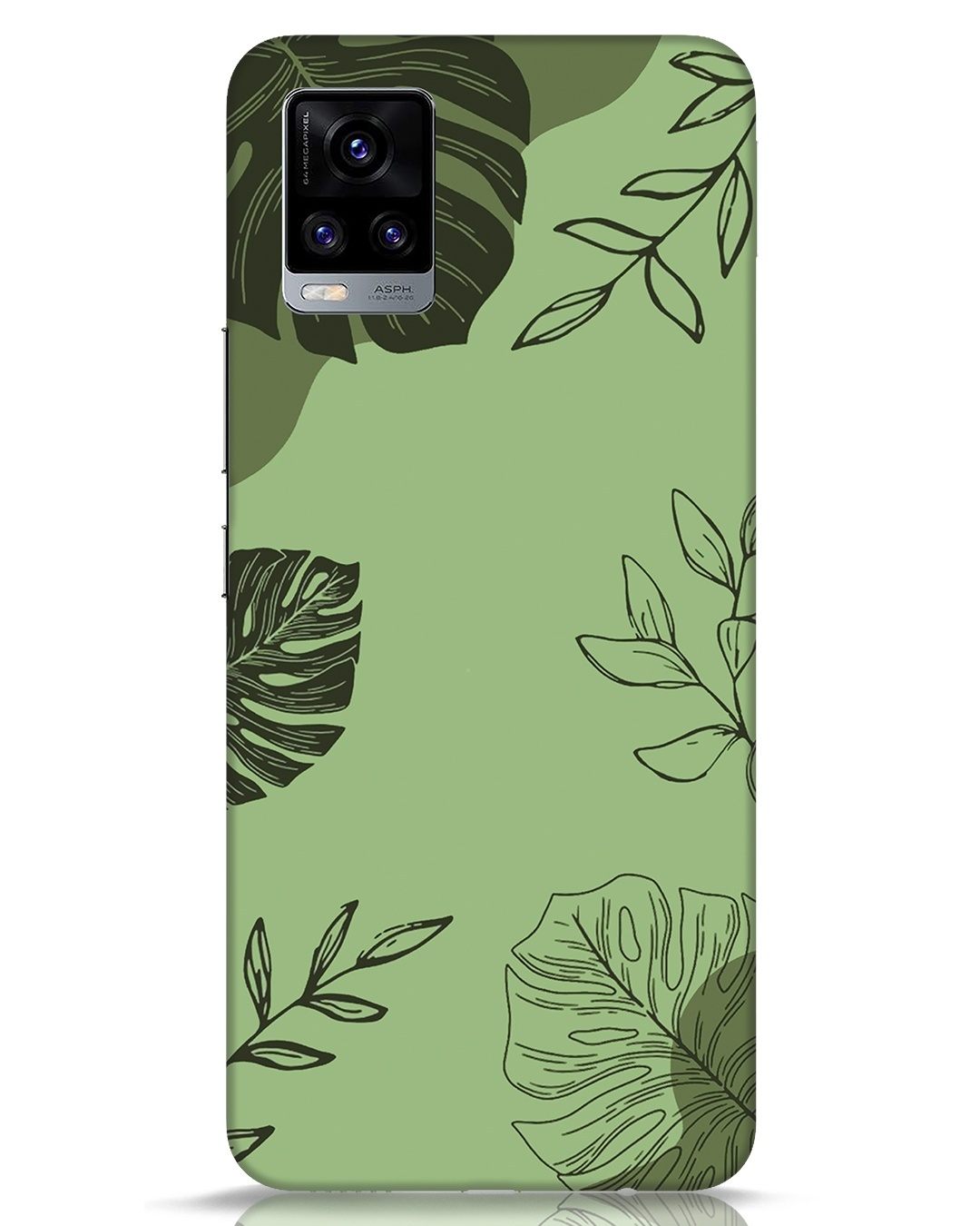 Buy Tropical Lineart Designer Hard Cover For Vivo V20 Online In India At Bewakoof 8778