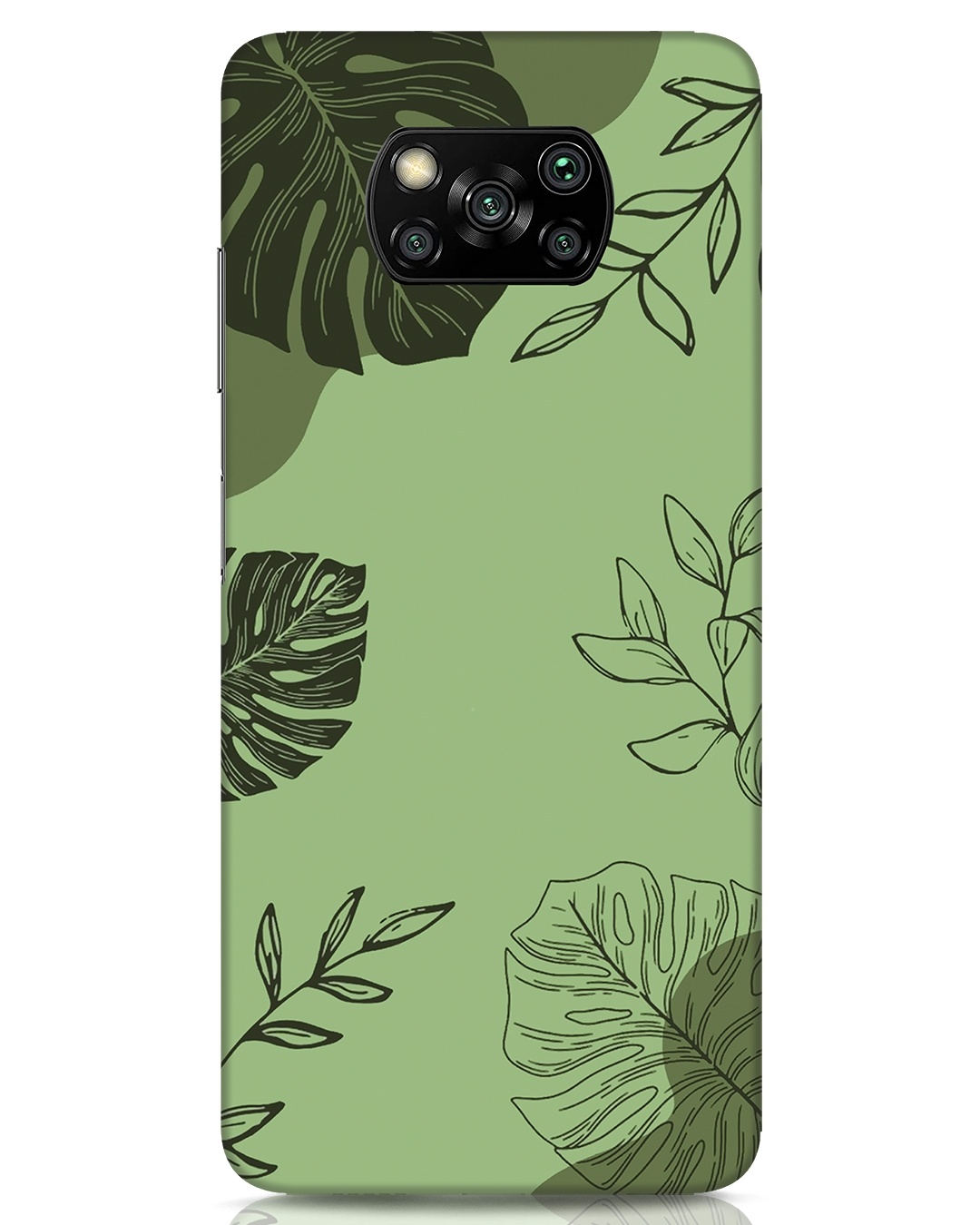 Buy Tropical Lineart Designer Hard Cover For Xiaomi Poco X3 Online In India At Bewakoof 2090