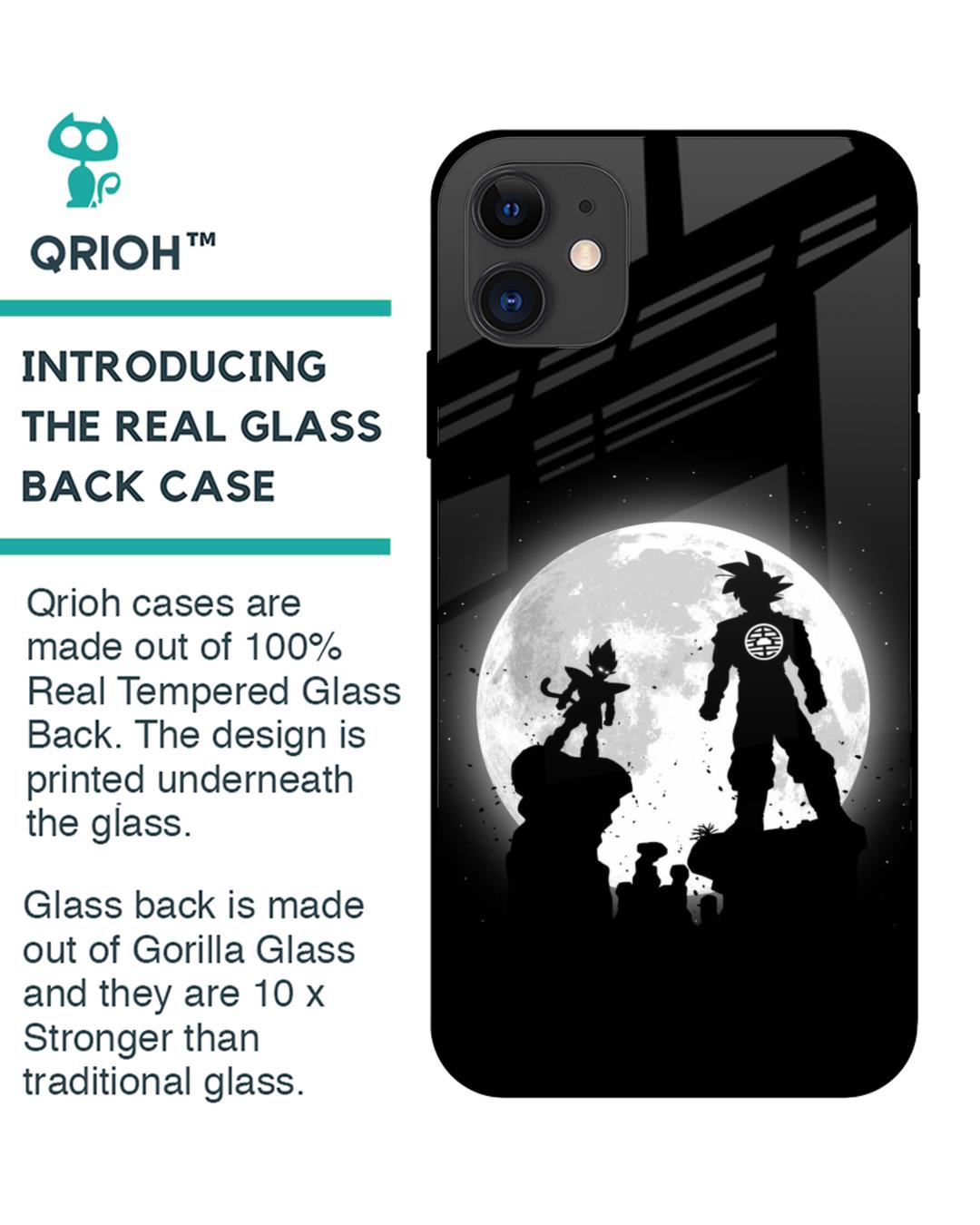Shop True Saiyans Premium Glass Case for Apple iPhone 12 Mini (Shock Proof,Scratch Resistant)-Back