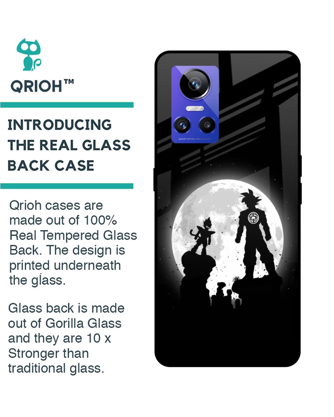 Shop True Saiyans Premium Glass Case for Realme GT Neo3(Shock Proof, Scratch Resistant)-Back