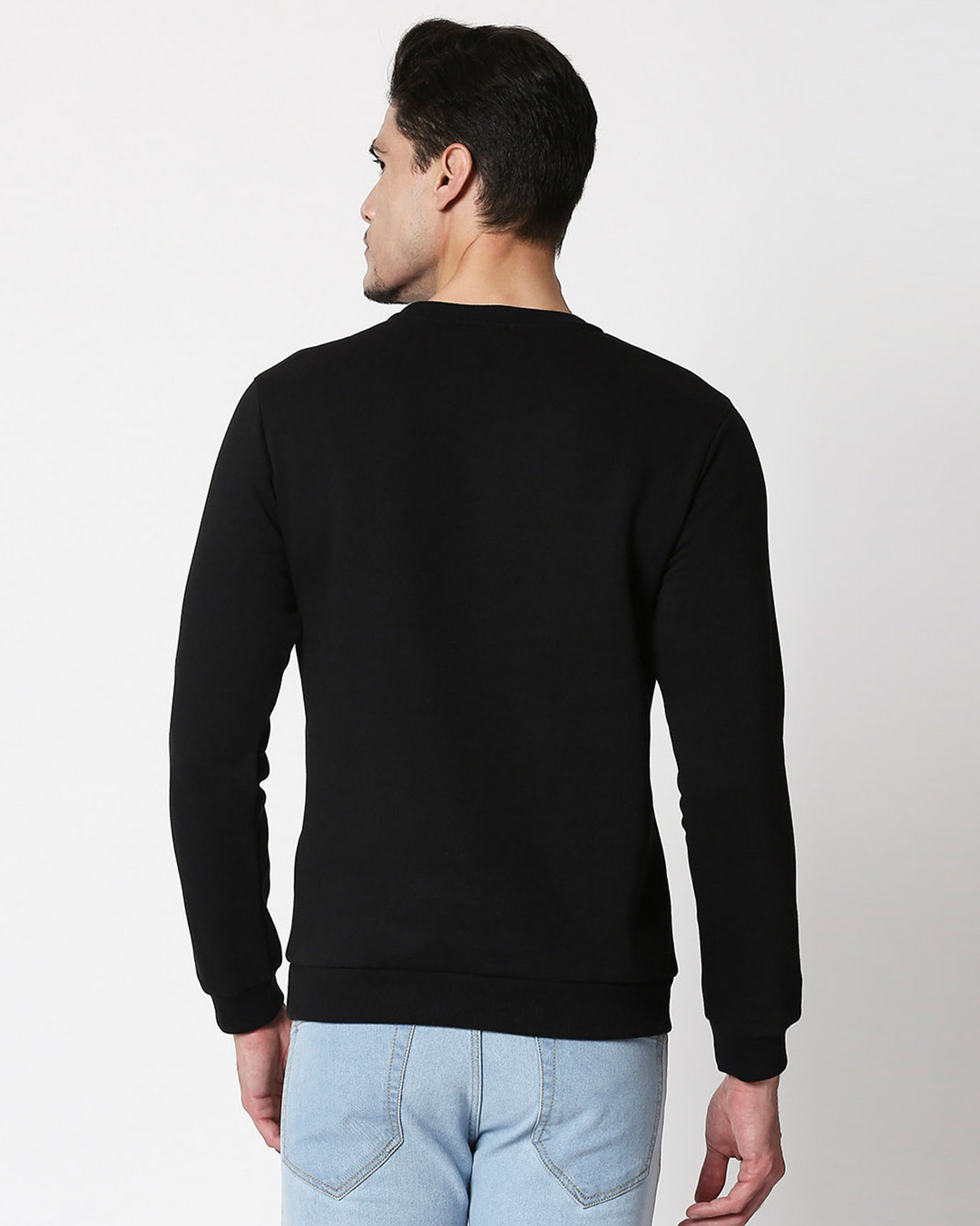 Shop Trust The Process Fleece Sweatshirt Black-Back