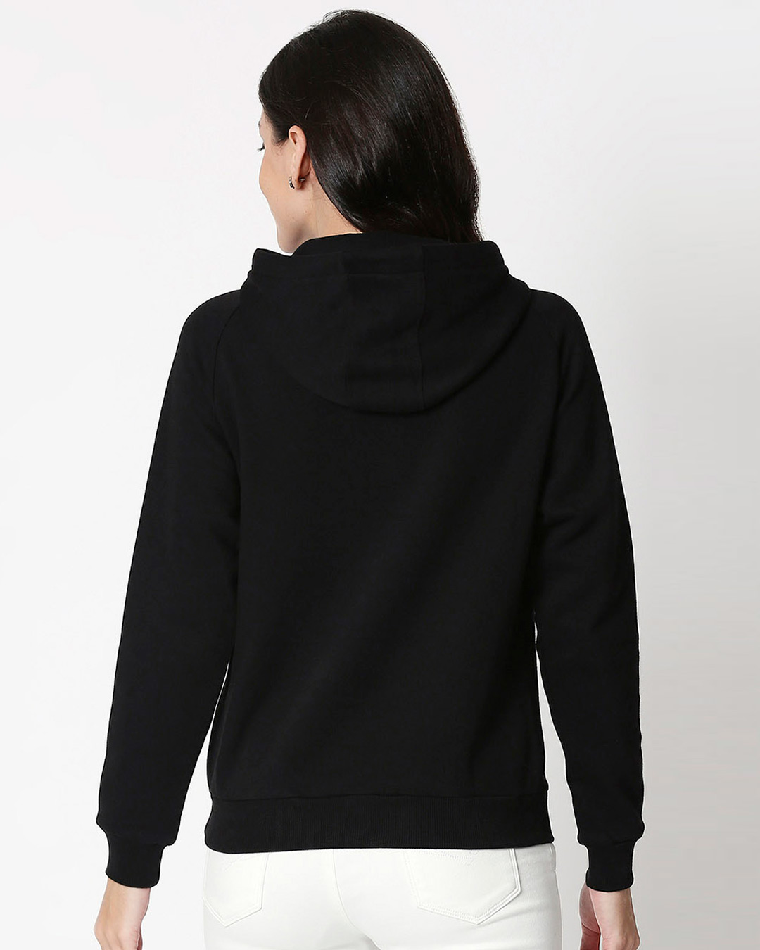 Shop Try Harder Sweatshirt Hoodie Black-Back